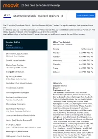 25 Bus Time Schedule & Line Route