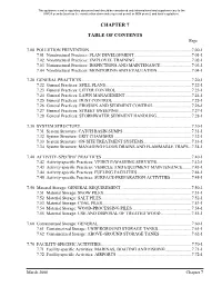 Chapter 7 Pollution Prevention