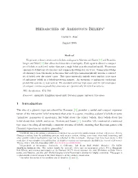 Hierarchies of Ambiguous Beliefs∗