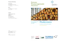 Modernisms Brochure Web.Pdf