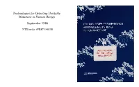 Technologies for Detecting Heritable Mutations in Human Beings