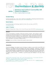 Article Deviance and Control in Communities