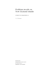 Problem Weeds on New Zealand Islands