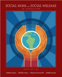 Social Work and Social Welfare an Introduction