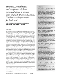 Structure, Petrophysics, and Diagenesis of Shale Entrained Along a Normal Fault Shale and Sand from the Host Rock to the Fault