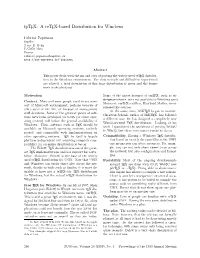A Tetex-Based Distribution for Windows