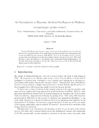 An Introduction to Bayesian Artificial Intelligence in Medicine