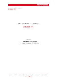 Asia Hospitality Report October 2011