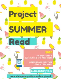Project Summer Read 2020