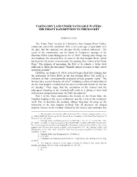 The Friant Dam Returns to the Docket