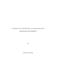 AN EXPLORATION INTO WHANGANUI GANG IDENTITY By