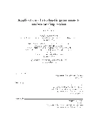 Application of Stochastic Grammars to Understanding Action