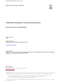 Gradient-Based Optimization in Nonlinear Structural Dynamics