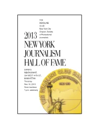 HOF Program 2013