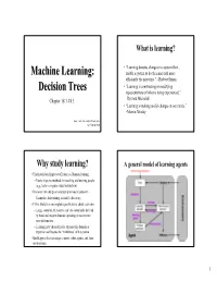 Machine Learning: Decision Trees