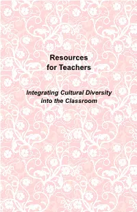 Resources for Teachers