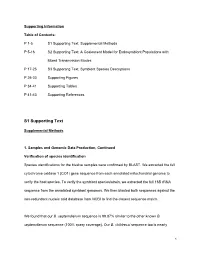 S1 Supporting Text: Supplemental Methods