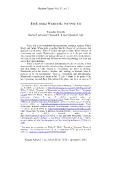 Block Versus Wisniewski: Not Over Yet