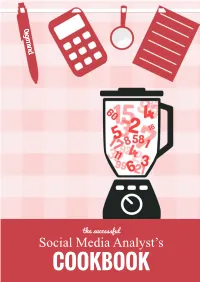 Cookbook Making Sense of Social Media 1 Contents