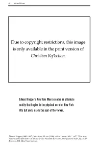 Due to Copyright Restrictions, This Image Is Only Available in the Print Version of Christian Reflection