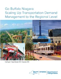 Go Buffalo Niagara: Scaling up Transportation Demand Management to the Regional Level