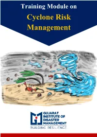 Training Module on Cyclone Risk Management