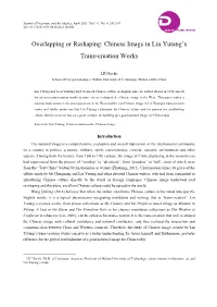 Chinese Image in Lin Yutang's Trans-Creation Works