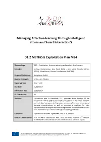 D1.2 Mathisis Exploitation Plan M24