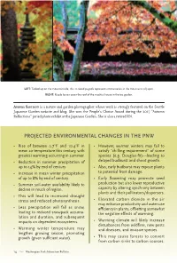 Projected Environmental Changes in the Pnw