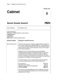 Supported Local Bus Services with Appendices