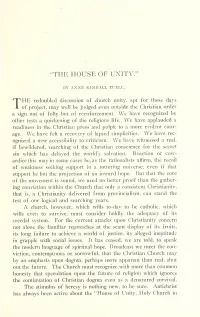 "The House of Unity." 331
