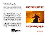 The Twilight of Vanguardism