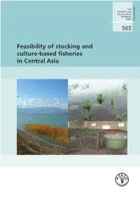 Feasibility of Restocking and Culture-Based Fisheries in Central Asia