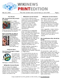 May 20, 2006 the Free-Content News Source That You Can Write! Page 1
