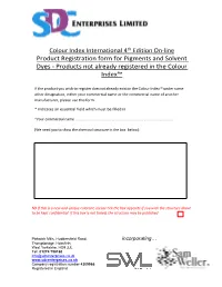 Registration Form for P&SD; Not Currently in The