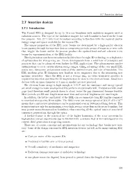 2.7 Insertion Devices