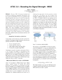 ATSC 3.0 – Boosting the Signal Strength - MISO