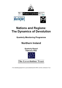Leverhulme-Funded Monitoring Programme