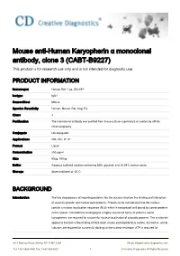 Mouse Anti-Human Karyopherin Α Monoclonal Antibody, Clone 3 (CABT-B9227) This Product Is for Research Use Only and Is Not Intended for Diagnostic Use