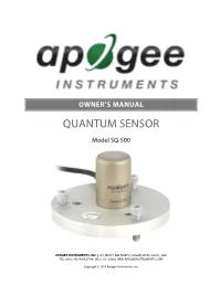 Quantum Sensor