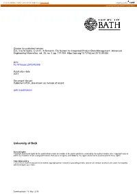 A Semantic File System for Integrated Product Data Management', Advanced Engineering Informatics, Vol