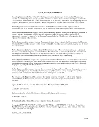 INSTRUMENT of SURRENDER We, Acting by Command of and in Behalf