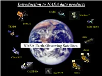 Introduction to NASA Satellite Data Products