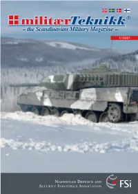 Norwegian Defence and Security Industries Association SECURE BORDERS