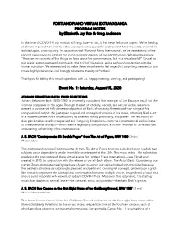 FINAL VERSION Anderson Roe Portland Program Notes August 15