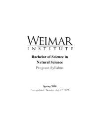 Program Syllabus