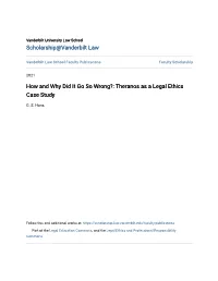Theranos As a Legal Ethics Case Study