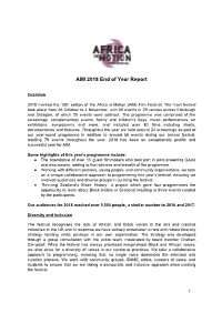 Aim 2018 End of Year Report