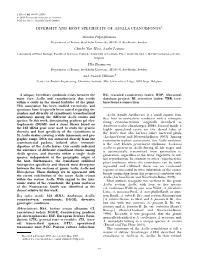 Diversity and Host Specificity of Azolla Cyanobionts. Papaefthimiou Et Al (2008).Pdf