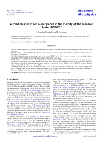 A Third Cluster of Red Supergiants in the Vicinity of the Massive Cluster RSGC3